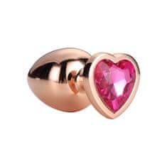 Dreamtoys Gleaming Love Plug (Rose Gold / Small)