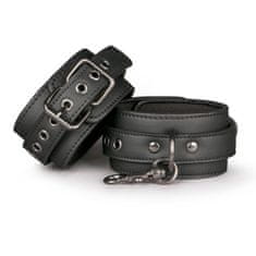 Easytoys Easytoys Fetish Collection Black Leather Ankle Cuffs čierna kožená putá na členky