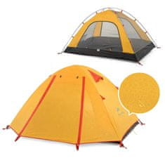 Naturehike stan P4 pre 4 osoby upg. Váha 2800g - oranžový