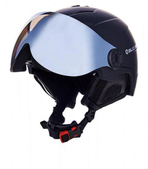 Blizzard Lyžiarska prilba Blizzard DOUBLE VISOR 56-59 BLACK MATT, MIRROR