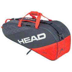 Head Taška na rakety Head Elite 6R Combi Grey/Orange