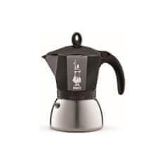 BIALETTI MOKA INDUCTION ČIERNA 6 ŠÁLOK