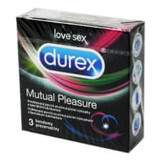 Pasante Durex Mutual Pleasure (3ks), kondómy pre spoločné vyvrcholenie