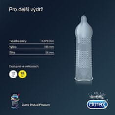 Pasante Durex Mutual Pleasure (3ks), kondómy pre spoločné vyvrcholenie