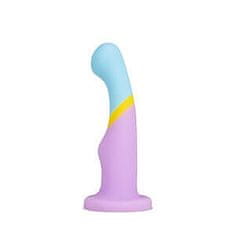 Blush Farebné silikónové dildo Blush AVANT Heart of Gold 15x3,5 cm