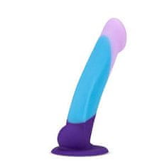 Blush Farebné silikónové dildo Blush AVANT Purple Haze 16,5x3 cm