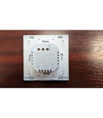 AQARA AQARA Smart Wall Switch H1 EU (No Neutral, Double Rocker) (WS-EUK02) - Zigbee vypínač s dvojitým relé