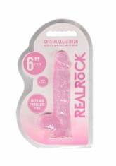 Shots Toys Shots REALROCK Realistic Dildo with Balls Pink 15 cm