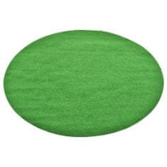 Vidaxl Umelý trávnik s nopmi priemer 170 cm zelený okrúhly