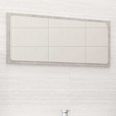Vidaxl Kúpeľňové zrkadlo betónovo-sivé 80x1,5x37 cm drevotrieska
