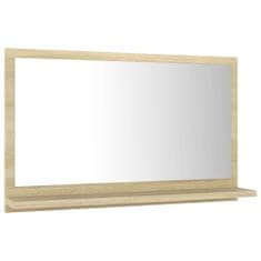 Vidaxl Kúpeľňové zrkadlo, dub sonoma 60x10,5x37 cm, drevotrieska