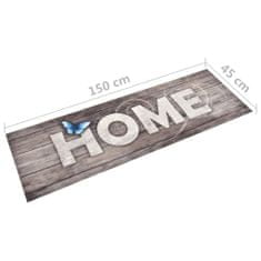 Vidaxl Kuchynský koberec prateľný dizajn Home 45x150 cm