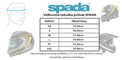 SPADA prilba ORION 2 XS vyklápačka sivá