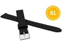 MINET XL Čierny kožený remienok z luxusnej kože TOP GRAIN - 16 - XL
