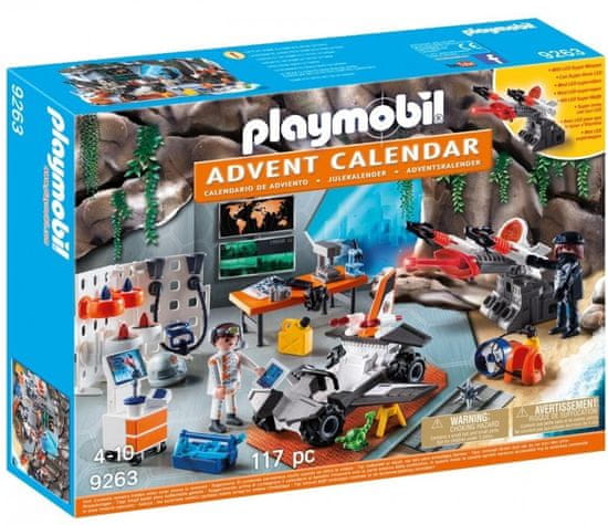 Playmobil Adventný kalendár Top Agenti - dielňa