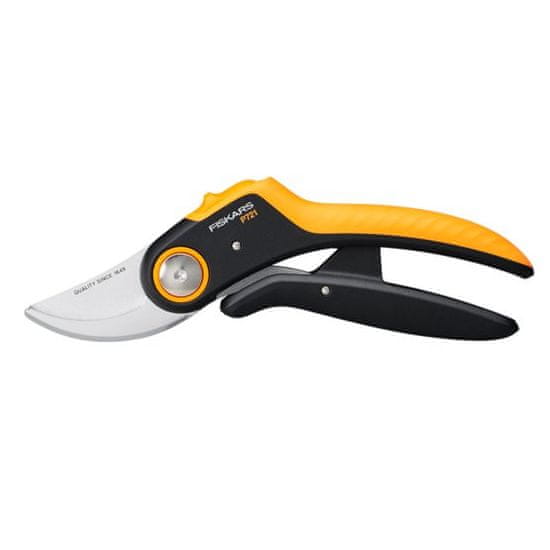 FISKARS 1057170 Nožnice záhradné PowerLever Plus (P721), dvojčepeľové