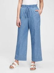 Gap Nohavice hr linen wide leg chambray 4