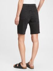 Gap Džínsové kraťasy 9" high rise denim bermuda shorts 27REG