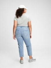 Gap Džínsy high rise distressed cheeky straight 27LONG