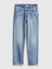 Gap Džínsy high rise distressed cheeky straight 27LONG