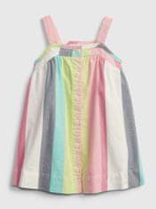 Gap Baby šaty stripe button dress 6-12M