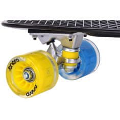 Enero Pennyboard s LED kolieskami 56 cm, čierny S-124