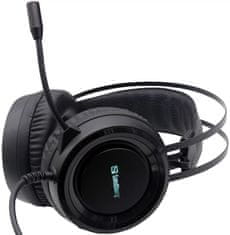 Sandberg Dominator Headset s mikrofónom, čierna