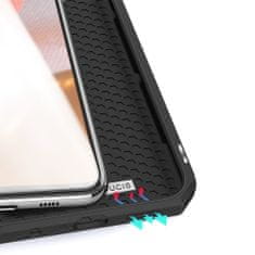 Dux Ducis Skin X knižkové kožené puzdro na Samsung Galaxy A72 4G, čierne