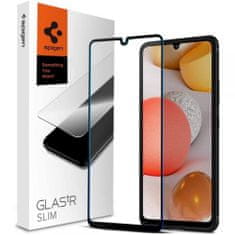 Spigen Glas.Tr Slim Full Cover ochranné sklo na Samsung Galaxy A42 5G, čierne