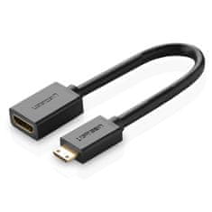 Ugreen 20137 adaptér Mini HDMI - HDMI, M/F, čierny