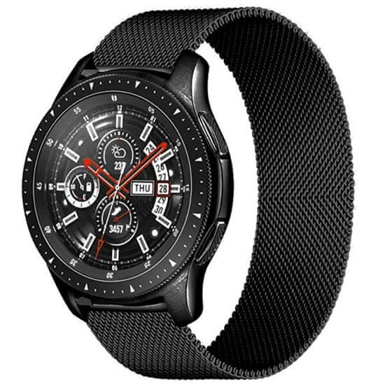 4wrist Milánsky remienok na Samsung Galaxy Watch – Čierny 22 mm