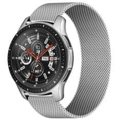 4wrist Milánsky remienok na Samsung Galaxy Watch – Strieborný 22 mm