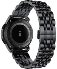 4wrist Oceľový remienok na Samsung Galaxy Watch – Čierny 22 mm