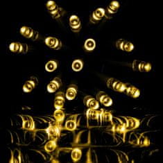 shumee Vianočný svetelný dážď - 15 m, 600 LED, teple biely