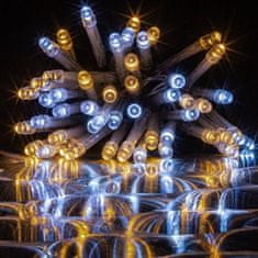 Greatstore Vianočný svetelný záves - 6x3 m, 600 LED, 24 prameňov