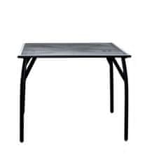 Greatstore Záhradný kovový stôl - 72 x 90 x 90 cm