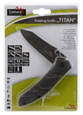 Greatstore Nôž zatvárací TITAN s poistkou 22 cm