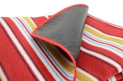 Greatstore Pikniková deka FLEECE 150 x 135 cm červená