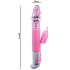 LyBaile Baile Fascination Bunny Vibrator Pink - multifunkčný vibrátor