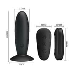 PRETTY LOVE Mr Play Remote Control Vibrating Anal Plug