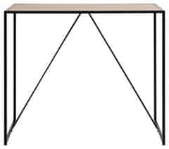 Design Scandinavia Barový stôl Seaford II., 120 cm, divoký dub