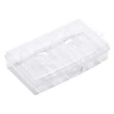 Prosperplast Kufríkový organizér UNIBOX NUN08, 4.5x11.7x19.8 cm, 5 priečok