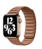 Coteetci Double Suction kožený remienok pre Apple Watch 38/40 mm WH5292-SN, hnedá