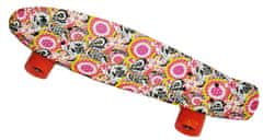 Spartan Skateboard plast 22,5 20607 WILD flover SPARTAN veľkosť 57 cm x 15 cm