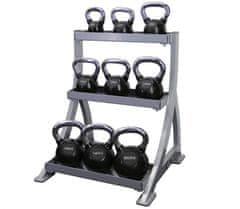 LivePro Stojan na činky Kettlebell 3 dielny LivePro, oceľ