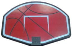 SEDCO Panel na basket s košom a sieťkou SEDCO červený veľkosť 75X52X2,5cm