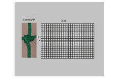 KV Záclonka 3x2 m zelená KV Řezáč