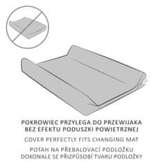 Ceba Baby Poťah na prebaľovaciu podložku 50 x 70-80 cm 2 ks Dark Grey+Light Grey