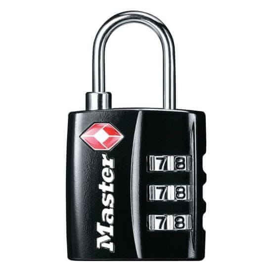 MasterLock Visiaci kombinačný zámok TSA 4680EURDBLK