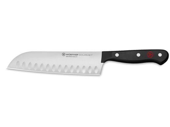 Wüsthof Nôž Santoku GOURMET 17 cm s výbrusom